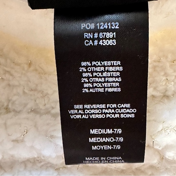 ๐ The Ohio State Long Sleeve Pullover Sherpa Sweatshirt Size Jr. Medium - Picture 6 of 12